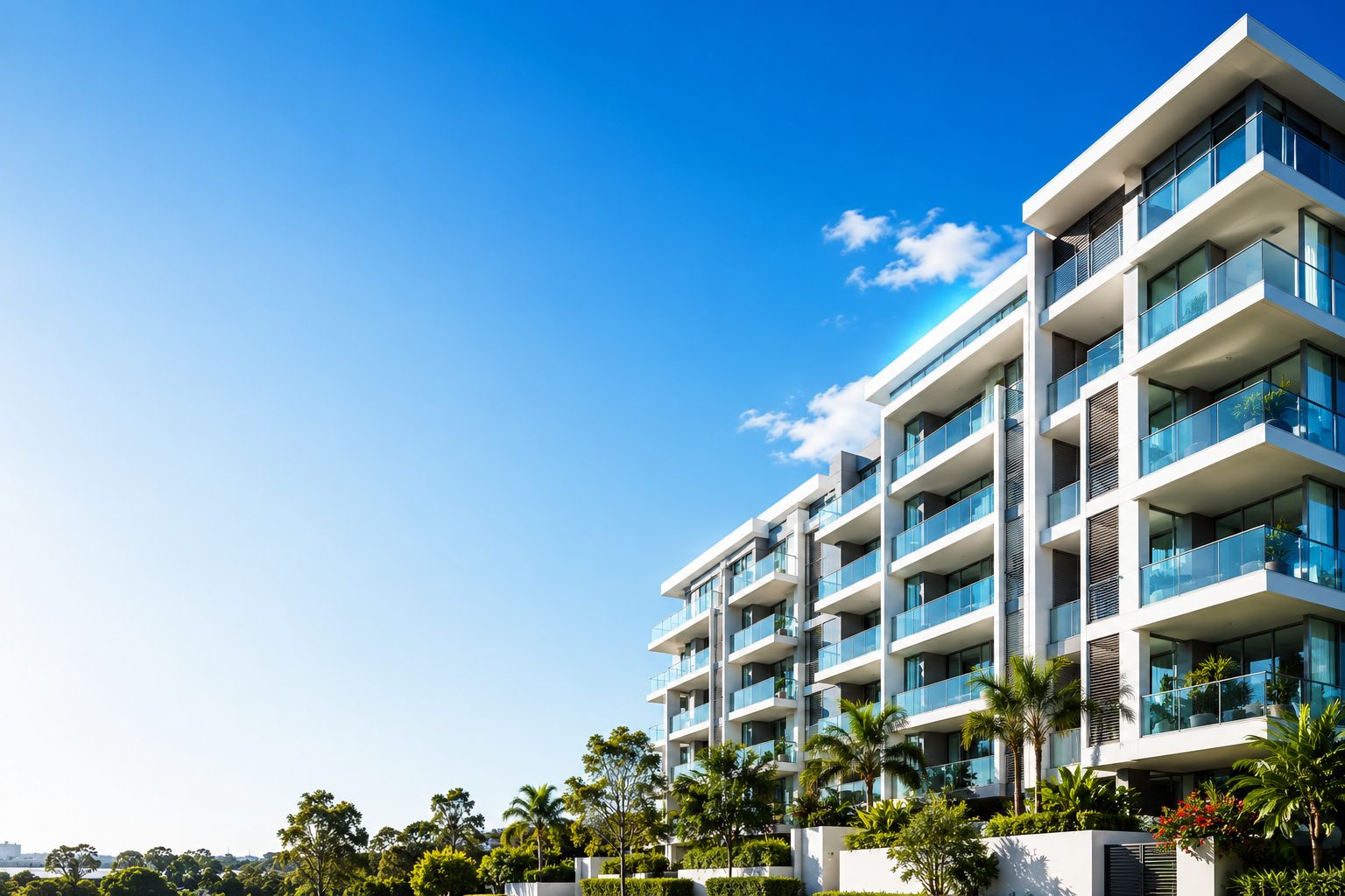 Modern Australian strata apartment building